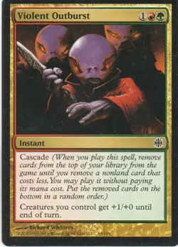 MTG: Alara Reborn: Violent Outburst: Lightly Played Condition - Image 1