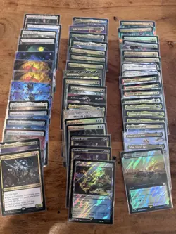 MTG Magic the Gathering Cards Lot 300-400 Ct 210 Rares 28 Secret Lair All Sleeve - Image 1