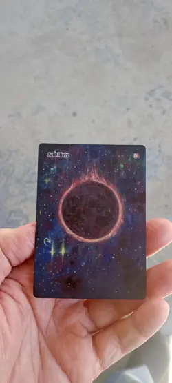 MtG Sol Ring Full Magic Altered Hand Painted Art Original Alter - Image 1