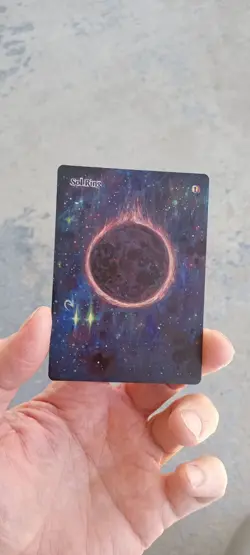MtG Sol Ring Full Magic Altered Hand Painted Art Original Alter - Image 2