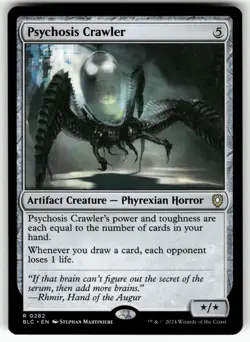 Psychosis Crawler 282 Rare Commander: Bloomburrow Magic: The Gathering Near Mint - Image 1