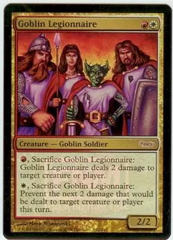 MTG Magic FOIL _ 2007 FNM Promo _ GOBLIN LEGIONNAIRE - Image 1