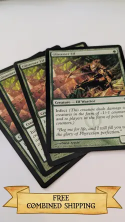 4x Glistener Elf New Phyrexia Regular - Image 1