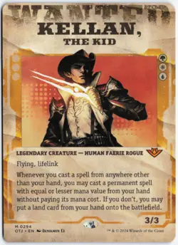 Kellan, the Kid (Showcase) M Outlaws of Thunder Junction 294 NM - Image 1