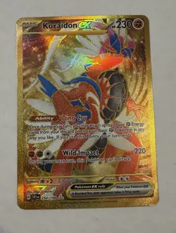 Pokemon Koraidon ex 254/198 SV01 Hyper Rare Full Art Holo - Image 1