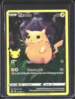Pikachu 005/025 Holo Rare Celebrations Pokemon NM/M - Image 1