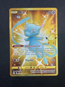Pokemon Mew TCG Card 025/025 25th Anniversary Celebrations - Image 1