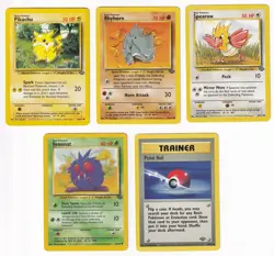 Pokemon Jungle COMPLETE SET Uncommon/Common Vintage WOTC 32 Card Lot MP-NM - Image 5