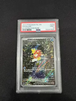 Pokemon TCG Magikarp Paldea Evolved 203/193 Holo Illustration Rare PSA 9 - Image 1