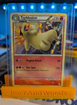 Typhlosion 32/123 HeartGold SoulSilver Cracked Ice Holo Pokemon LP - Image 1