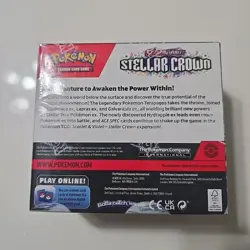 Pokemon Stellar Crown Booster Box - Scarlet & Violet TCG New Sealed - Image 3
