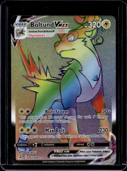 2021 Pokemon SWSH Fusion Strike Boltund VMAX #267/264 - Image 1
