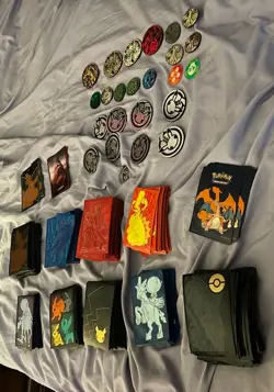 POKEMON TCG DECK SLEEVES AND COIN LOT - Image 3