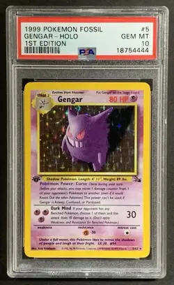 Gengar Chase Pack- 1 GRADED POKEMON CARD - Image 1