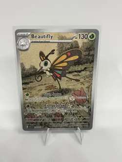 Pokemon TCG Beautifly 219/217 ASC - Ascended Heroes Illustration Rare IR NM - Image 1