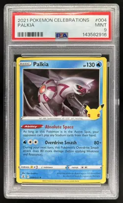 2021 Pokemon SWSH Celebrations Palkia #004/025 PSA 9 - Image 1