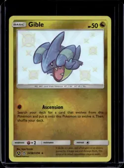 2019 Pokemon SM Hidden Fates Gible #SV38/SV94 - Image 1