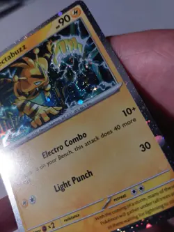 Electabuzz 125/165 Cosmos Holo - HAND SWIRL - Pokemon 151 NM/M - Image 2