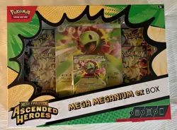 Pokemon -NEW- Ascended Heros Mega Meganium Ex Box Factory Sealed - Image 1