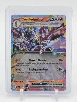 CERULEDGE EX 2024 POKEMON STELLAR CROWN TERA DOUBLE RARE #036/191 Q6011 - Image 1