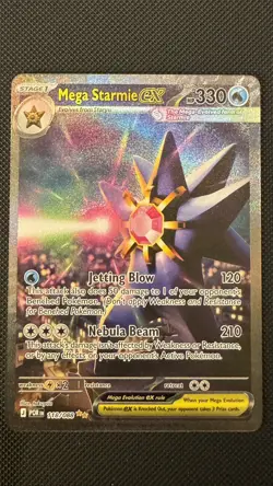 *NM* Mega Starmie EX Perfect Order 118/88 SIR Pokemon TCG (10 ContenderU) - Image 1