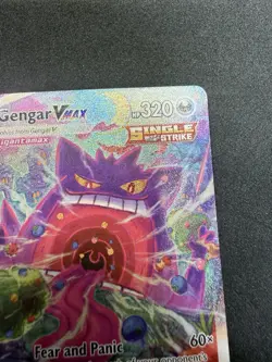 Pokemon Gengar VMAX 271/264 Fusion Strike Secret Rare Holo 320 HP 2021 - Image 2