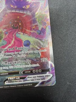 Pokemon Gengar VMAX 271/264 Fusion Strike Secret Rare Holo 320 HP 2021 - Image 5