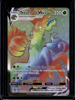 2021 Pokemon SWSH Evolving Skies Trevenant VMAX #206/203 - Image 1
