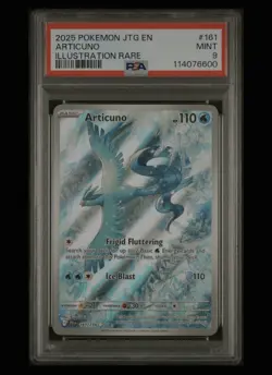 Pokemon TCG Articuno IR 161/159 Journey Together PSA 9 - Image 1