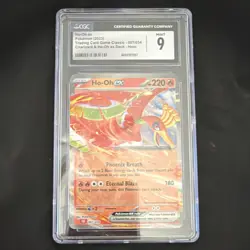 CGC 9 Ho-Oh ex 007/034 Holo Graded Pokemon TCG Classic 2023 English - Image 1