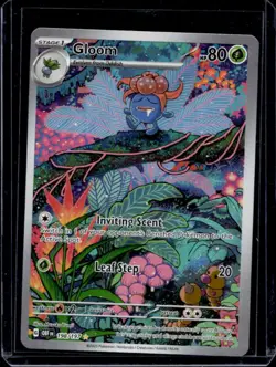 2023 Pokemon SV Obsidian Flames Gloom Illustration Rare #198/197 - Image 1