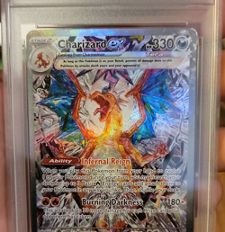 Pokemon Charizard ex Holo SV03 Obsidian Flames 223/197 PSA - Image 1