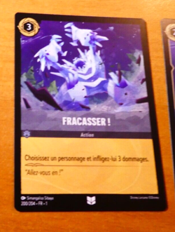 LORCANA TRADING CARD GAME DISNEY CHAPITRE 1 CARTE FRACASSER 200/204 FR NM - Image 1