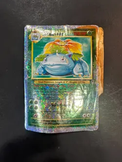 2002 Pokemon Legendary Collection 18 /110 Venusaur Reverse Holo Rare Damaged - Image 1