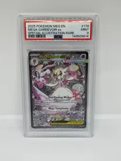 2025 Pokemon Mega Gardevoir Ex SIR Mega Evolution 178/132 PSA 9 - Image 1