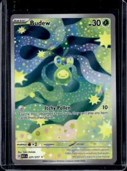 2026 Pokemon Ascended Heroes Budew Full Art Illustration Rare #221/217 - Image 1