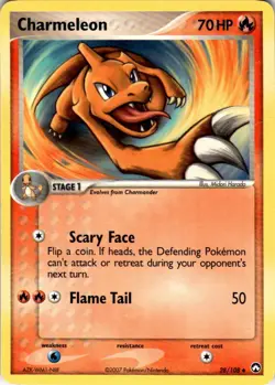 Charmeleon 28/108 Uncommon Power Keepers Pokemon Lightly Played - Image 1