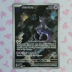 Pokemon TCG Mewtwo SV Promo Holo 052 Scarlet & Violet 2023 130HP Bun Toujo - Image 1