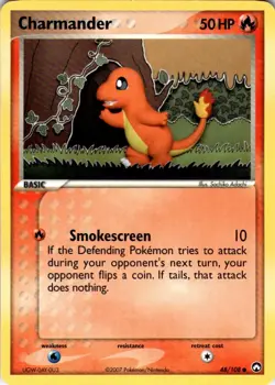 Charmander 48/108 Common Power Keepers Pokemon Lightly Played - Image 1