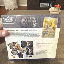 Pokemon Scarlet & Violet Paldean Fates ETB Booster Promo Mimikyu (Small Rip) - Image 4