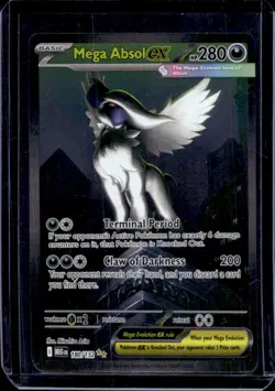 2025 Pokemon Mega Evolution Absol ex Special Illustration Rare #180/132 - Image 1