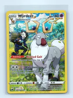 Pokemon tcg SWSH10: Astral Radiance Trainer Gallery Wyrdeer Near Mint or Better - Image 1