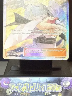 Pokemon Card Grimsley 234/236 Unified Minds Rare Full Art Trainer Near Mint - Image 3