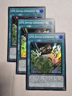 Yugioh! 3x GMX Applied Experiment #55 BPRO-EN096 Super Rare 1st Ed NM - Image 1