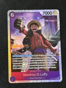 Monkey.D.Luffy ST26-005 SR ONE PIECE Card Game NM Purple Starter Deck 26 NM - Image 1