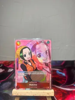 Makino OP02-015 Full Art One Piece TCG NM - Image 1