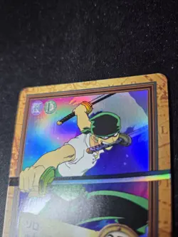 One Piece Carddass Hyper Battle Holo Roronoa Zoro 1999 C07 Made in Japan Bandai - Image 5