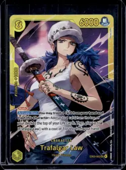2026 One Piece Heroines Edition Trafalgar Law Secret Rare #EB03-062 - Image 1