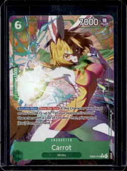 2026 One Piece Heroines Edition Carrot Rare Alternate Art #EB03-013 - Image 1