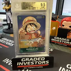 BGS 9.5 - One Piece TCG P-037 Monkey D. Luffy 1st Anniversary promo English - Image 1